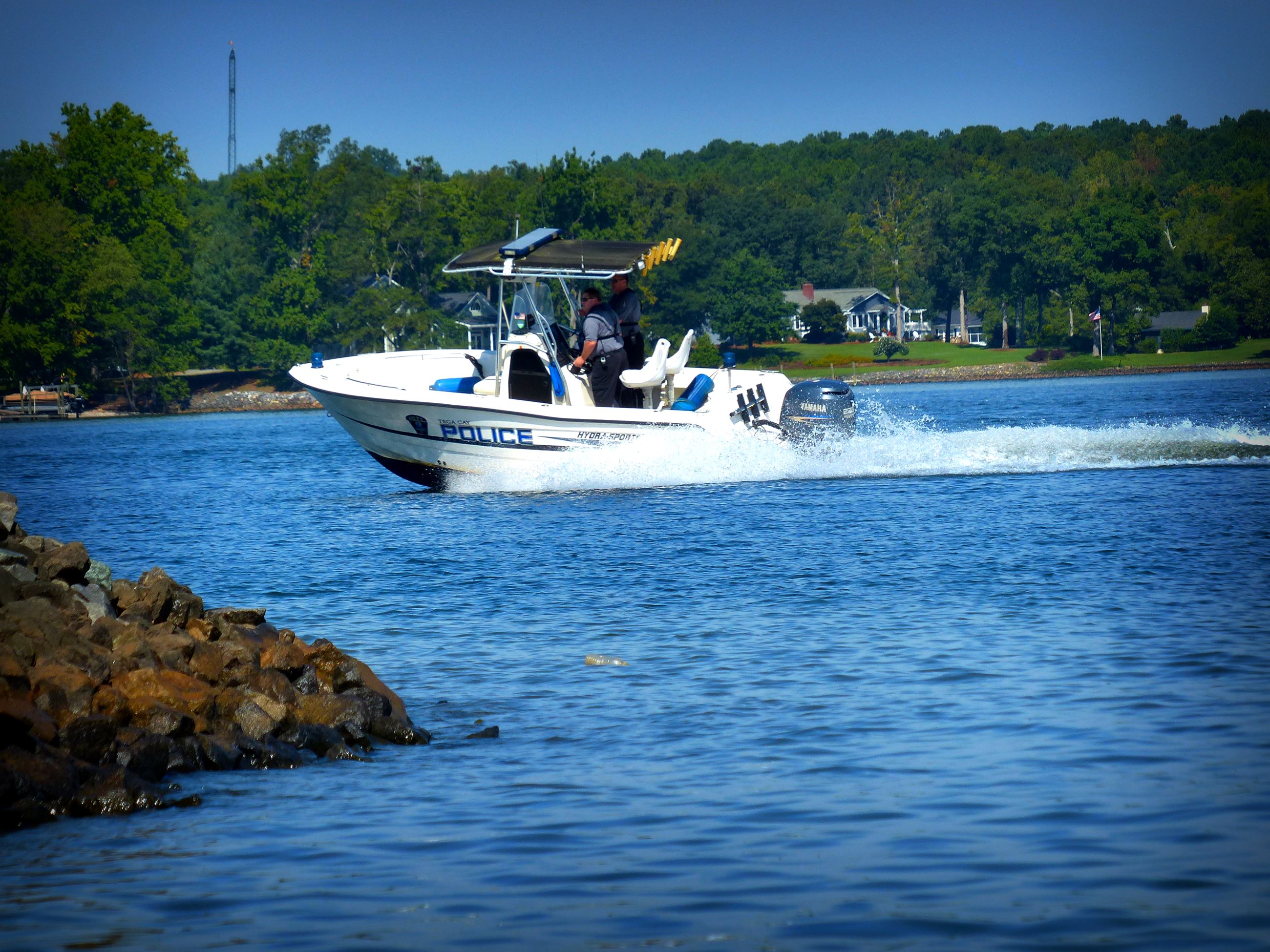 Police Boat 3 at Windjammer 8.14