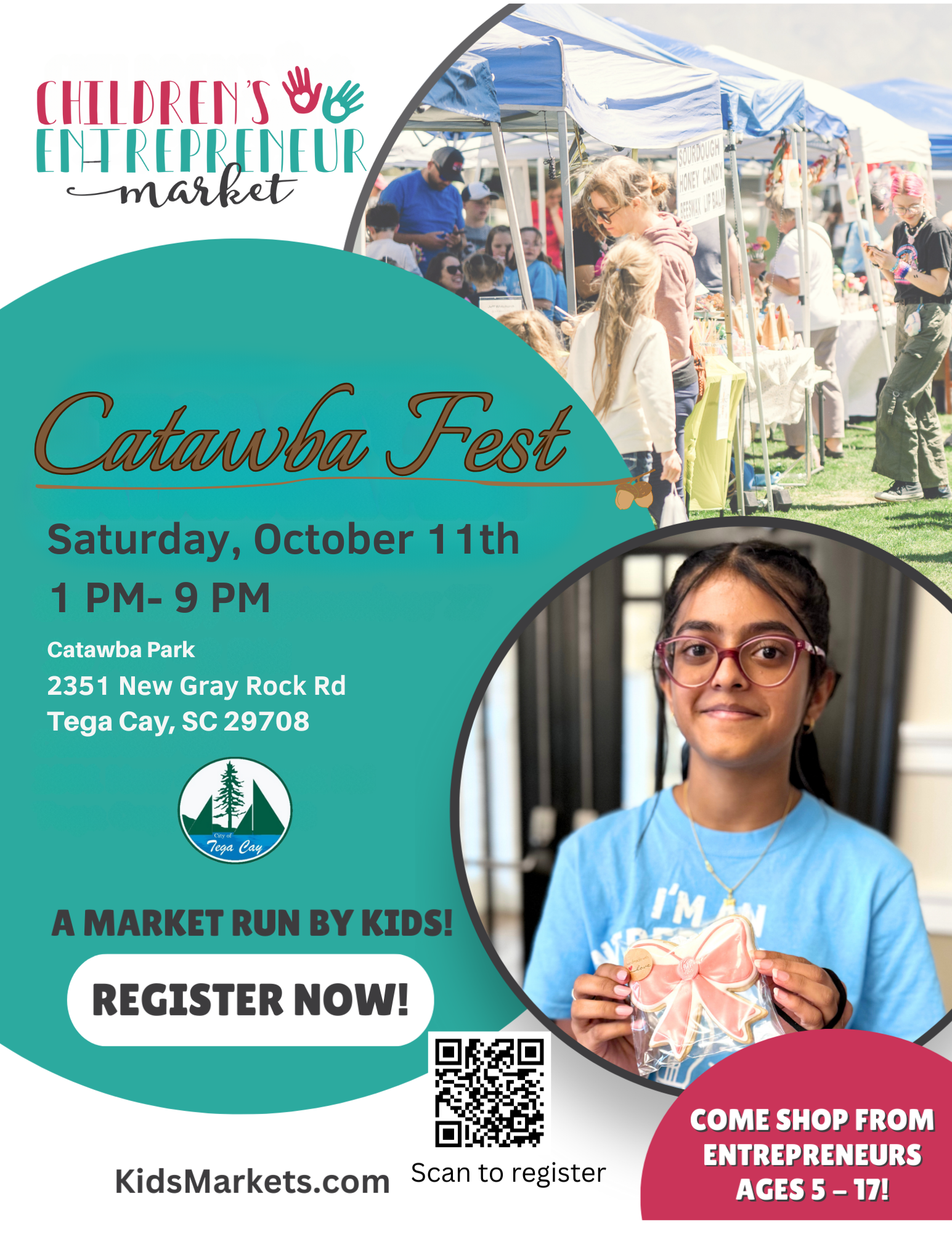 Catawba Fest Children's Market Flyer Update 10.11